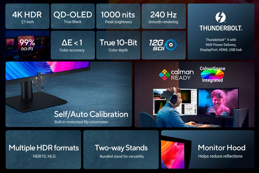 ProArt Display OLED PA27USD one pager